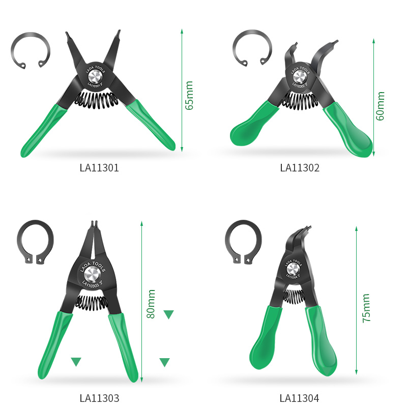 Snap Button Plier - LAOA Mini borgringtang 7,5 cm haaks