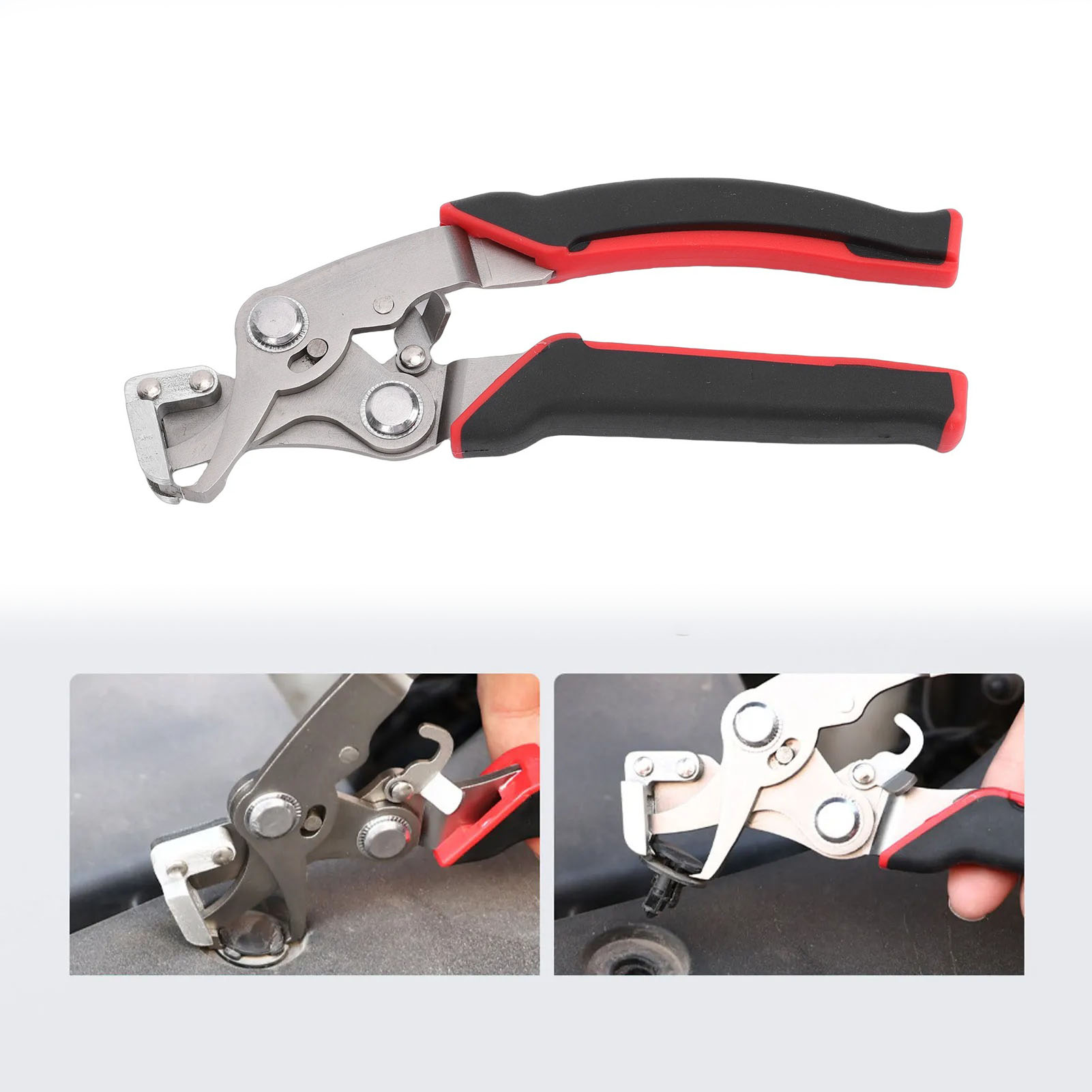 Snap Button Plier - Autoklem demontage- en montagegereedschap Roestvrij staal