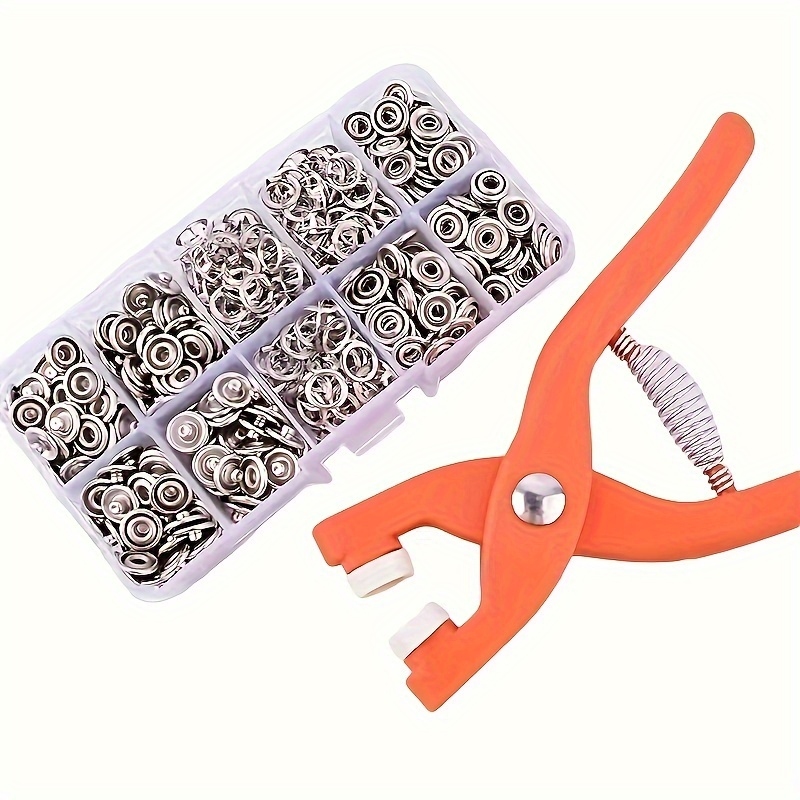 Snap Button Plier - 50 sets handbediende drukknoptangen voor naaiwerk,