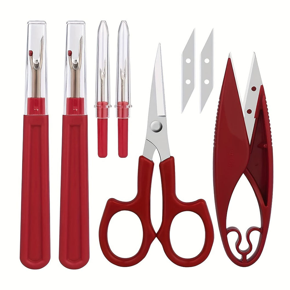 Seam Ripper Tool - 1/2/6 Stuks Naaien Tornmesje Kit Rode