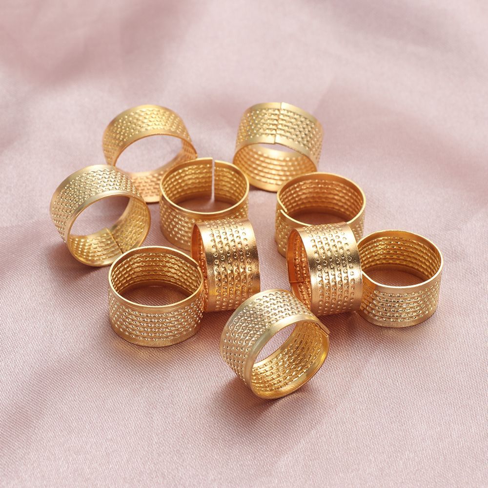 Sewing Thimble Metal - Naaiaccessoires Vintage Goud DIY Knutselwerk Metalen