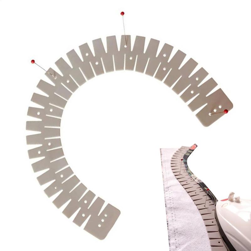 Sewing Hemming - Hittebestendige zoomlinialen, flexibele siliconen zoomliniaal met