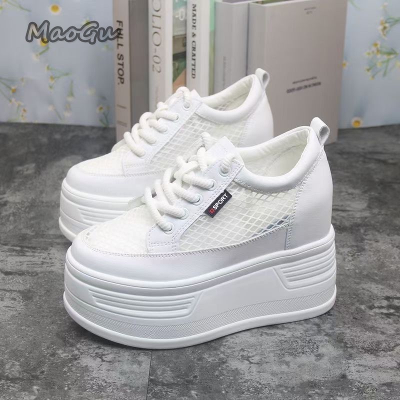 Sewing Cloth - Tenis De Mujer Dames Mesh Platform