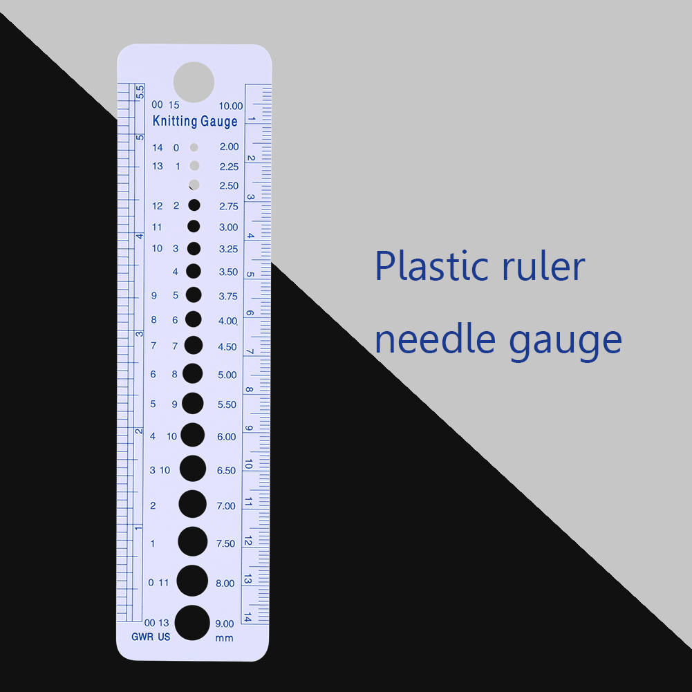 Sewing Knit - Quilten Patchwork Liniaal Plastic Breinaald Gauge