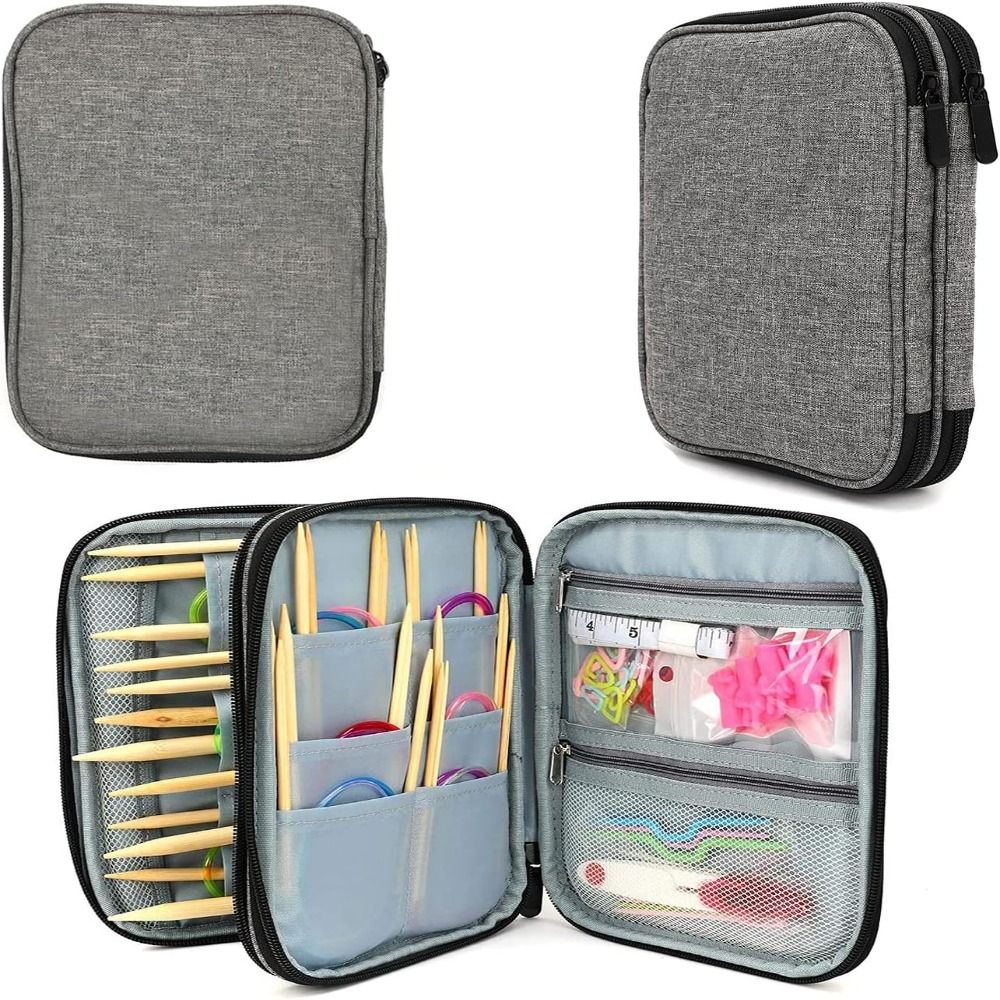 Textile Sewing Kit - Breinaald Geval, Draagbare Haaknaald Geval, Reis
