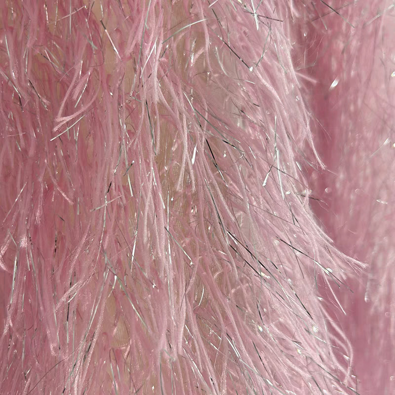 Sewing Knit - 140Cm breed Goud Regelmatige Fringe Feather