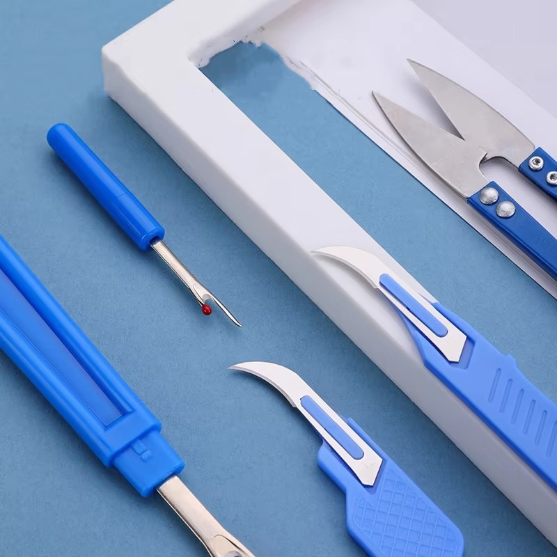 Seam Ripper Tool - 5-delige naaigarenontknoopset met schaar, DIY-garenontknoopser en