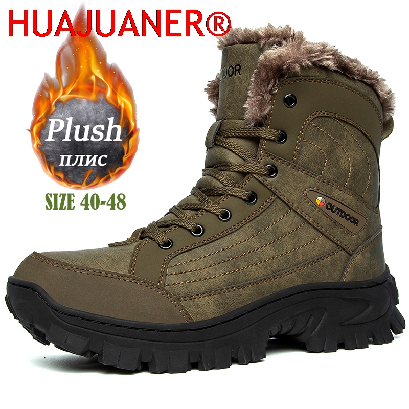 Sewing Nylon - Heren Winter Snowboots Platform Pluche Comfortabele