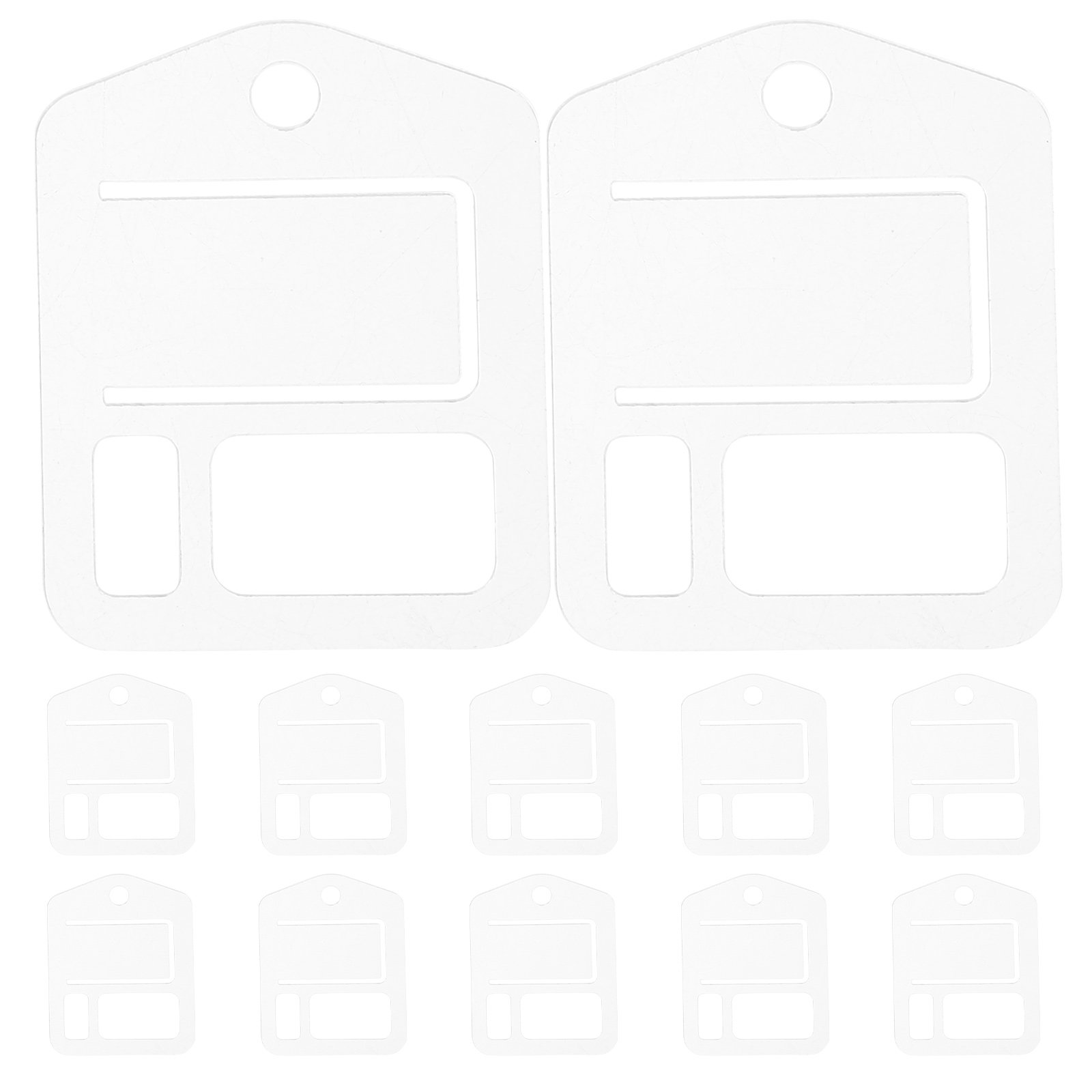 Embroidery Floss Thread - 30 stuks transparante acryl borduurgaren organizer