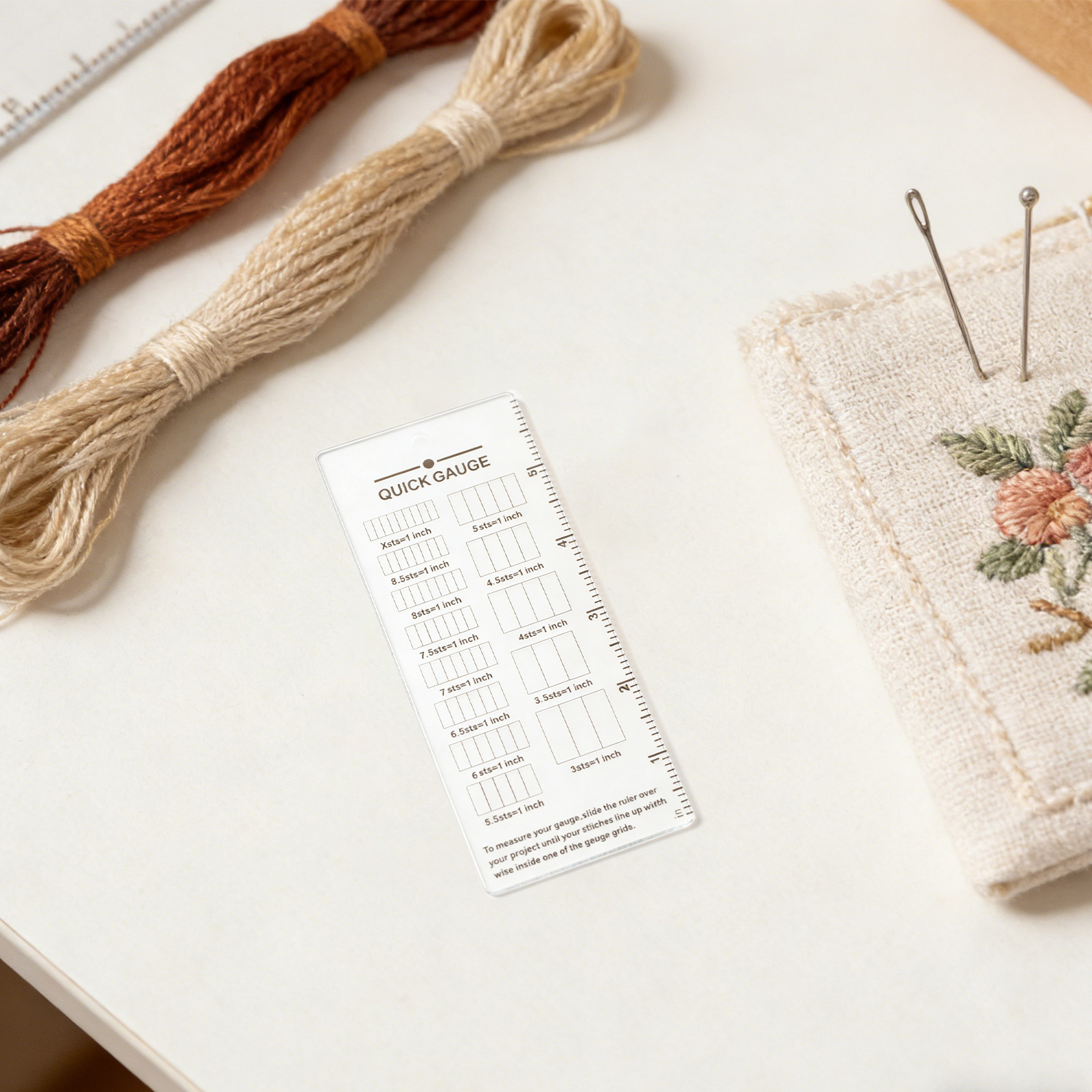 2 stuks breimeter liniaal acry - Sewing Knit recensie en prijs