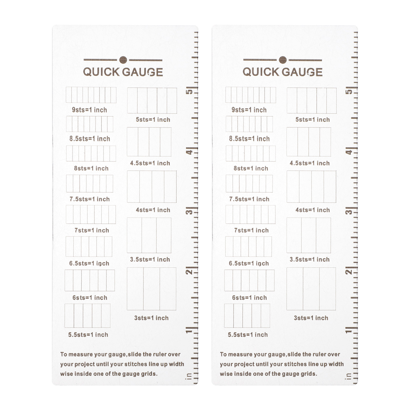 2 stuks breimeter liniaal acry - Sewing Knit recensie en prijs