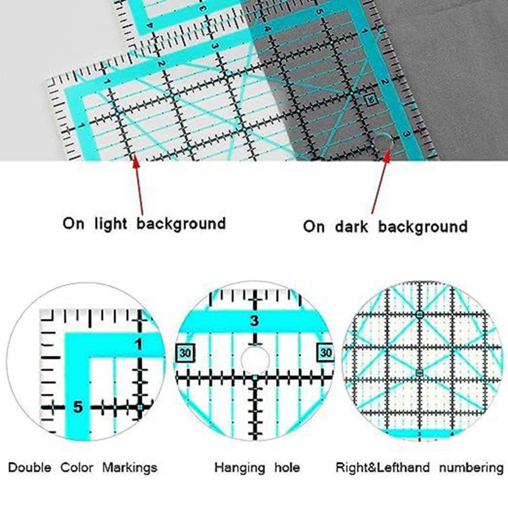 4 Stuks Acryl Quilten Liniaal  - Quilting Ruler Square recensie en prijs