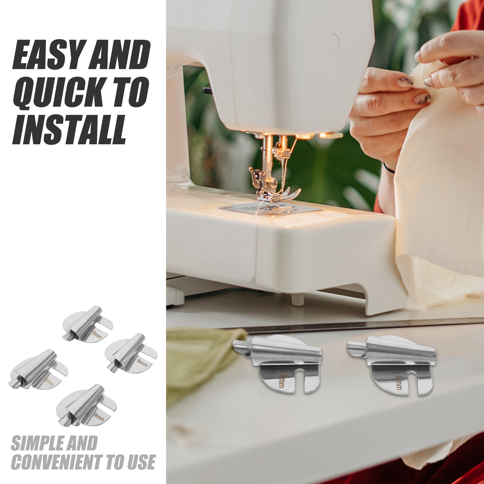 4-delige roestvrijstalen zoomv - Sewing Hemming recensie en prijs