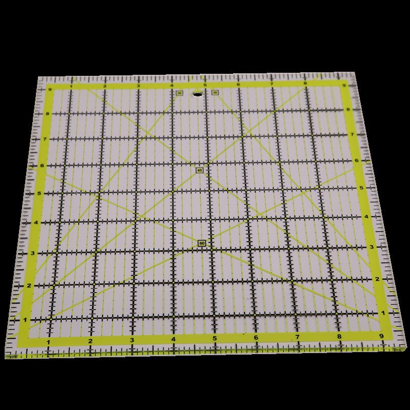 4 stuks vierkante acryl quilte - Quilting Ruler Square recensie en prijs