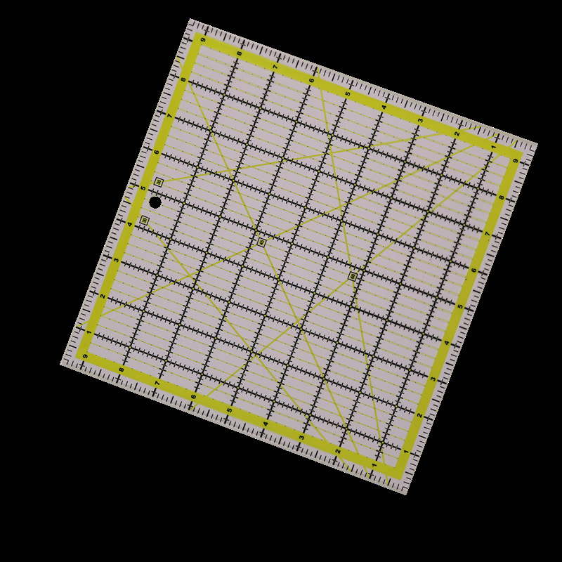 4 stuks vierkante acryl quilte - Quilting Ruler Square recensie en prijs