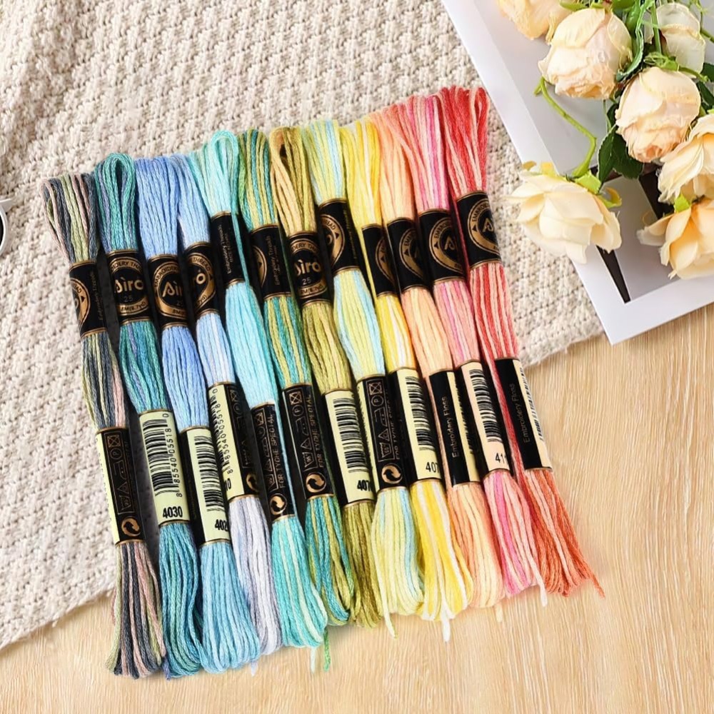 12 klosjes 105 yards 6-draads  - Embroidery Floss Thread recensie en prijs