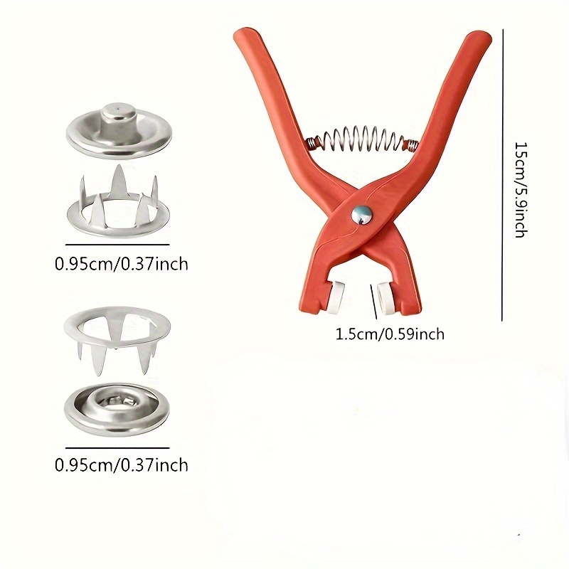50 sets handbediende drukknopt - Snap Button Plier recensie en prijs