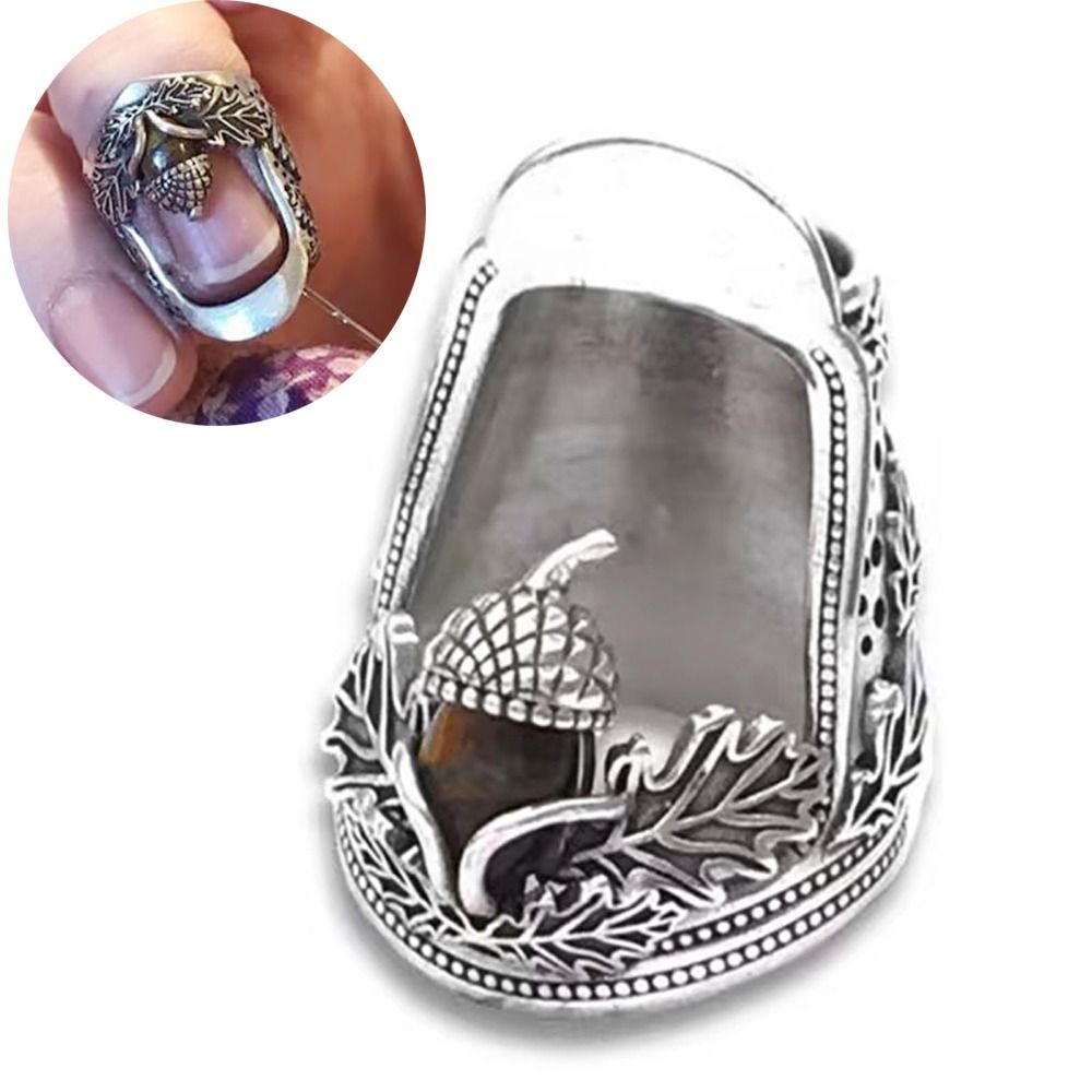 Metalen Open Nagel Eikenhouten - Sewing Thimble Metal recensie en prijs