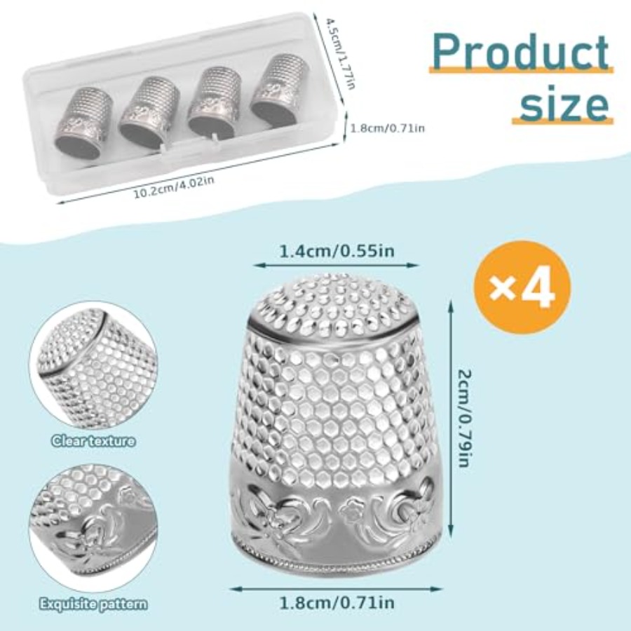 ZMAAGG Vingerhoedjes voor hand - Sewing Thimble Metal recensie en prijs