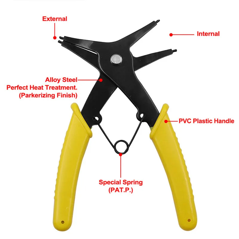 2 in 1 borgringtang 4-weg type - Snap Button Plier recensie en prijs