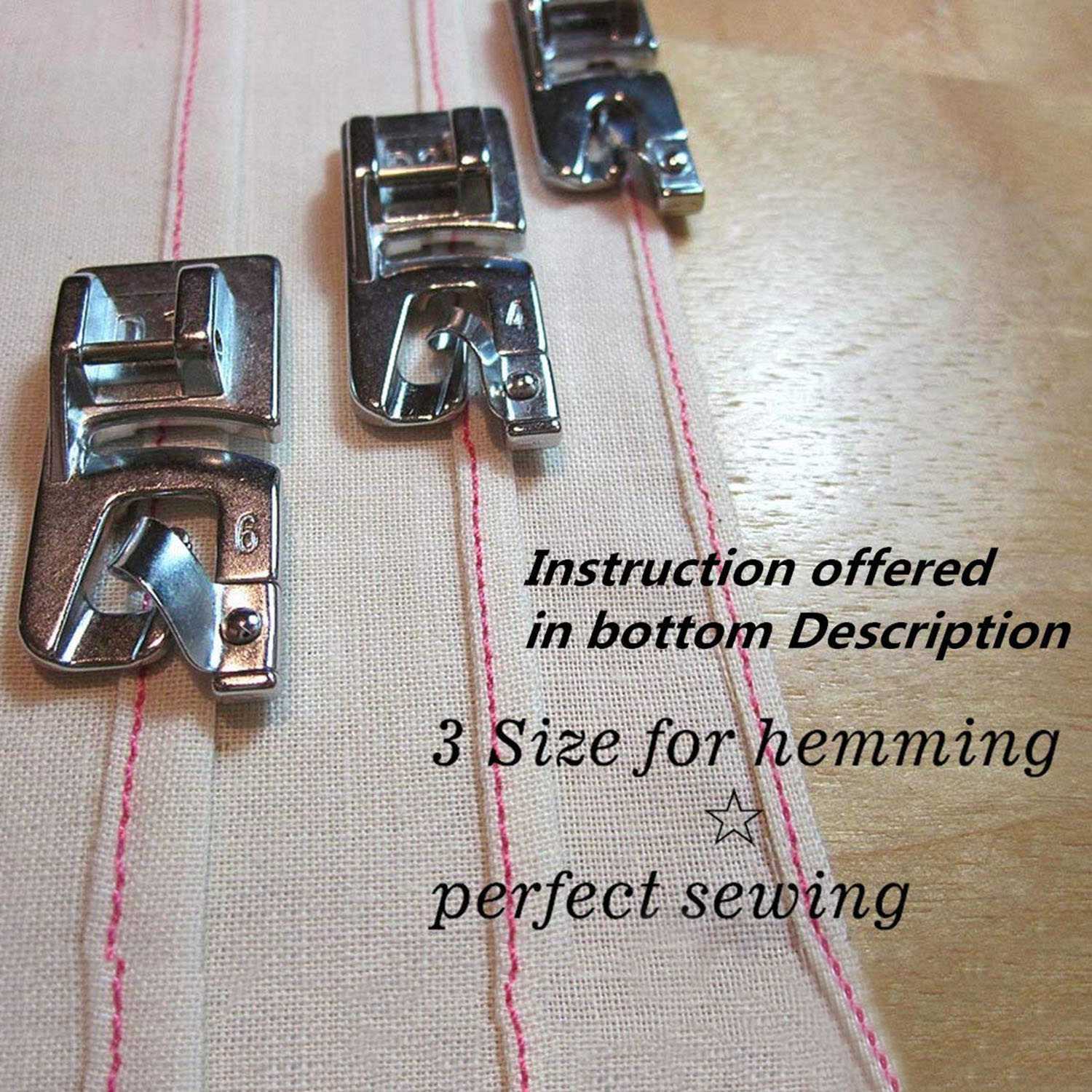 Smalle Rolzoom Voet Naaimachin - Sewing Hemming recensie en prijs