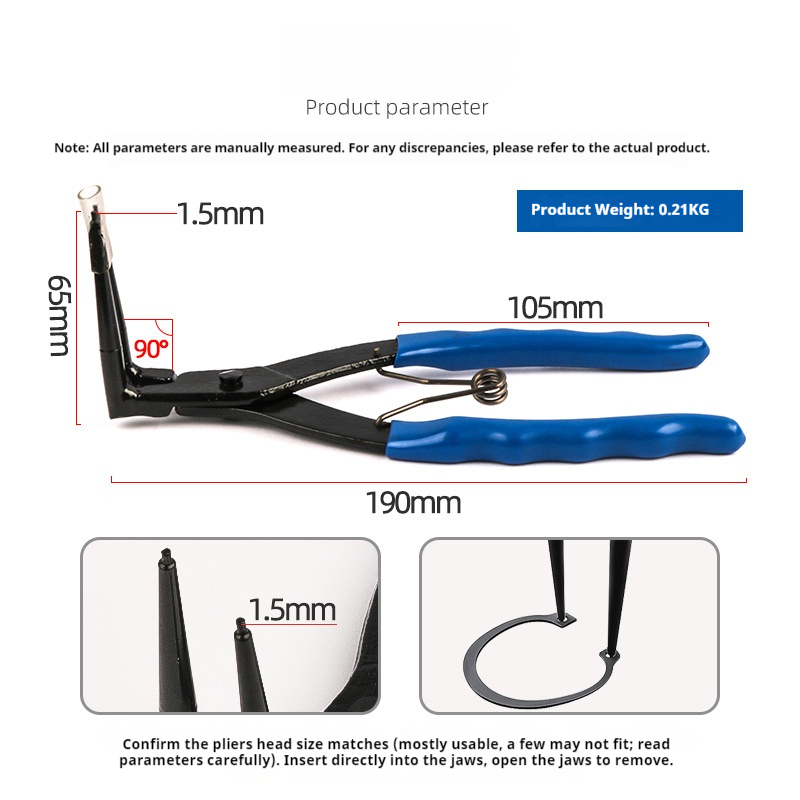 HOMEFISH 90 graden gebogen tan - Snap Button Plier recensie en prijs