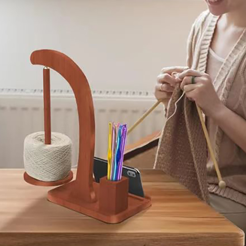 Houten draaibare garenhouder o - Sewing Knit recensie en prijs