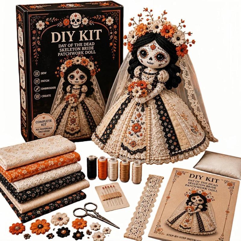 Nieuwe Dag van de Doden Patchw - Textile Sewing Kit recensie en prijs