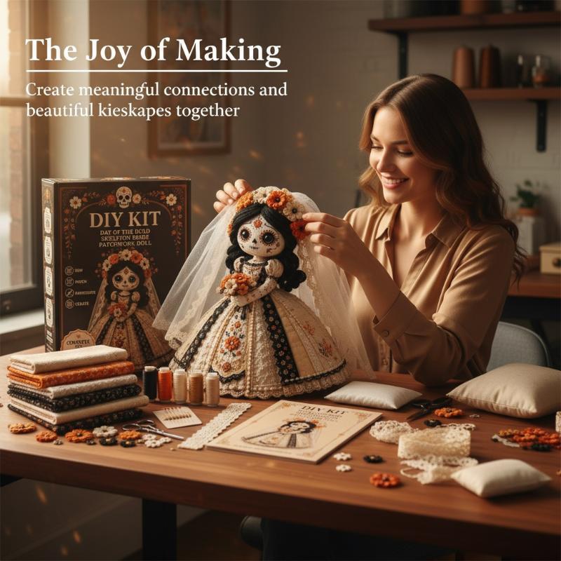 Nieuwe Dag van de Doden Patchw - Textile Sewing Kit recensie en prijs