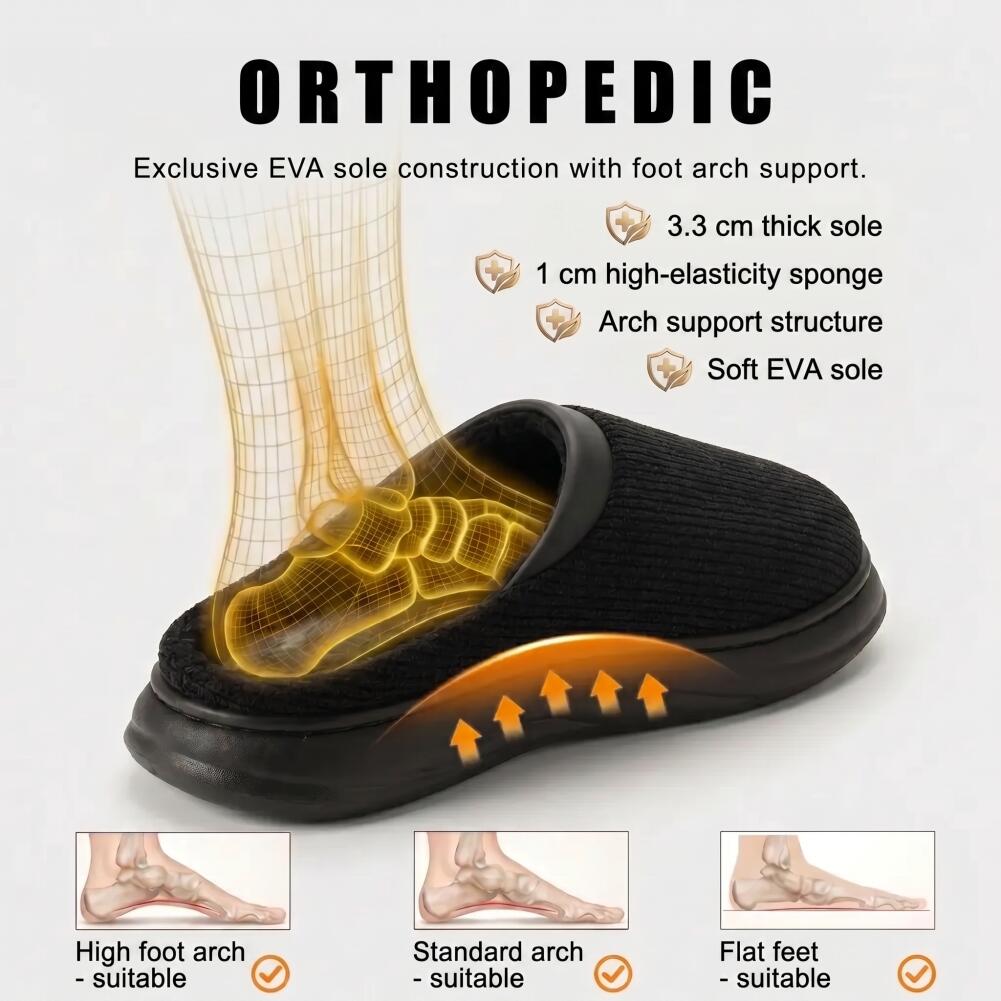 Brede herenpantoffels met voet - Sewing Knit recensie en prijs