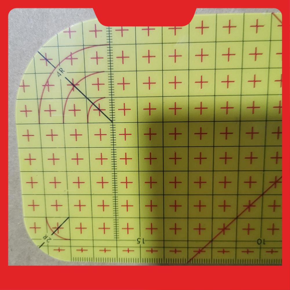 6-delige quiltliniaal strijkli - Quilting Ruler Square recensie en prijs