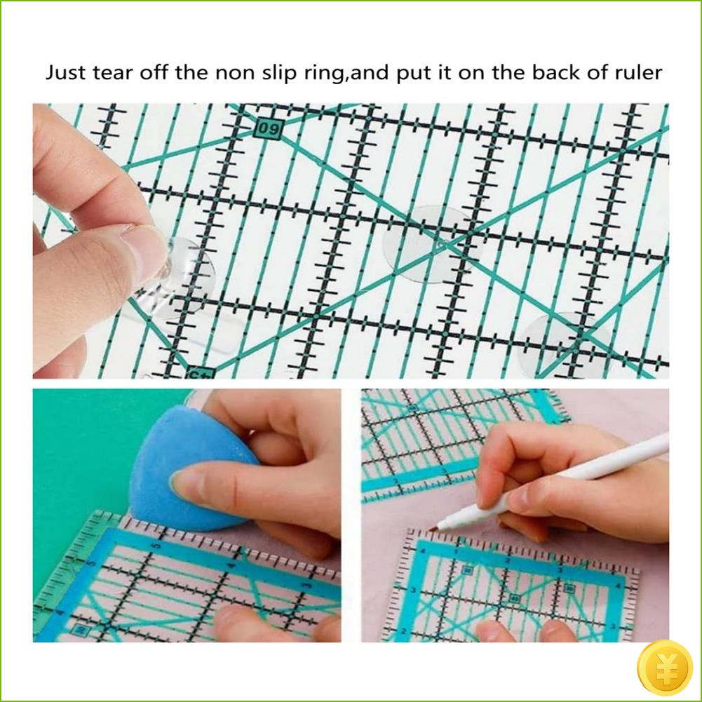 6-delige quiltliniaal strijkli - Quilting Ruler Square recensie en prijs