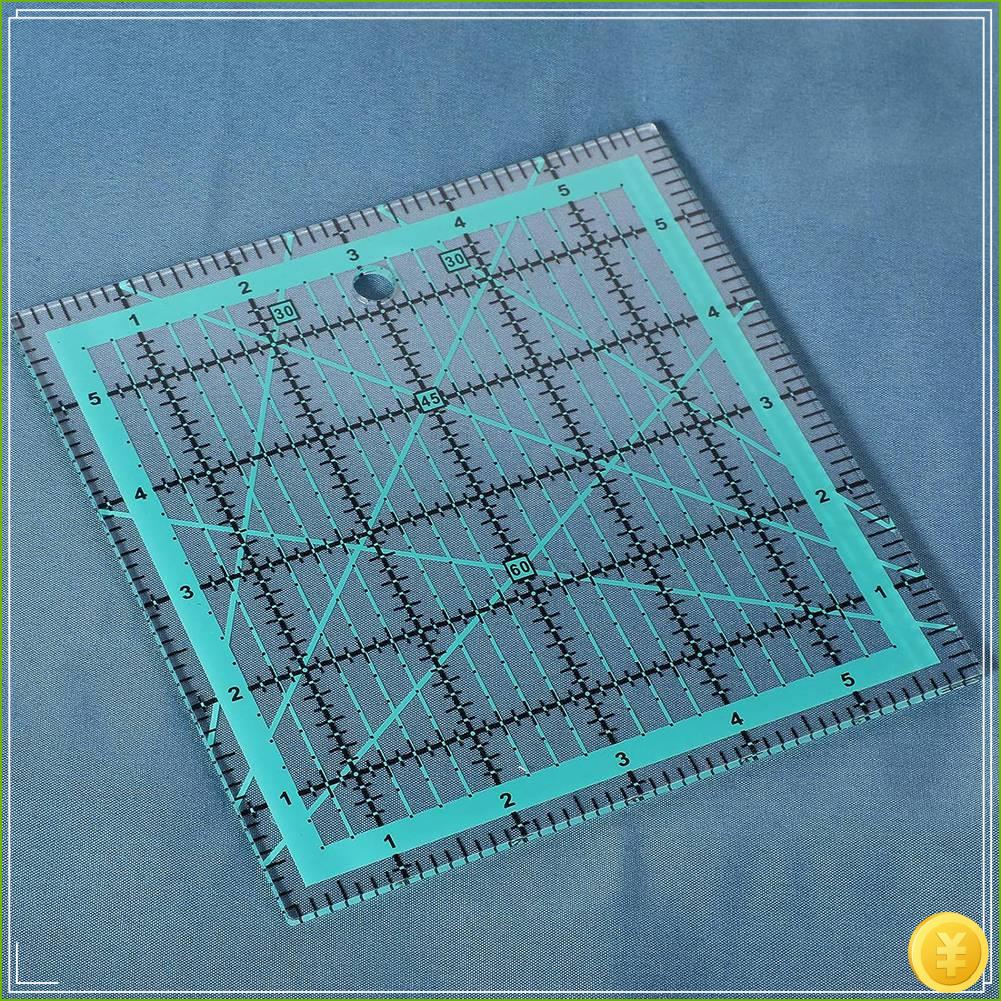 6-delige quiltliniaal strijkli - Quilting Ruler Square recensie en prijs