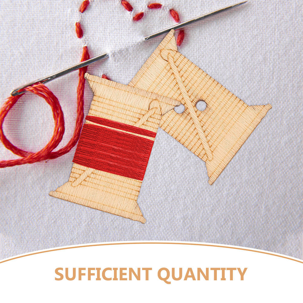 100 stuks houten borduurgaren  - Embroidery Floss Thread recensie en prijs
