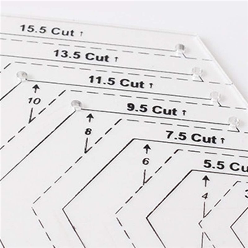 A25F-4-delige quiltingsliniaal - Quilting Ruler Square recensie en prijs