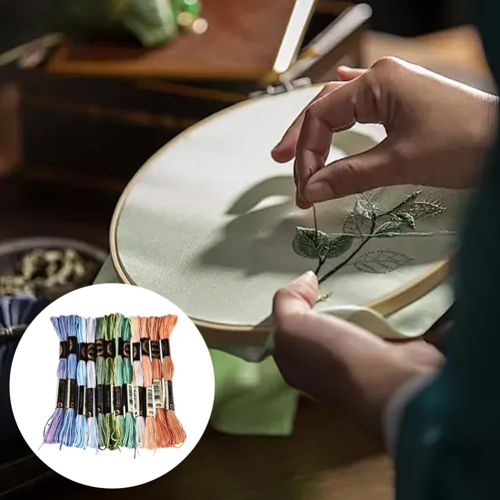 12 klosjes 105 yards kruisstee - Embroidery Floss Thread recensie en prijs