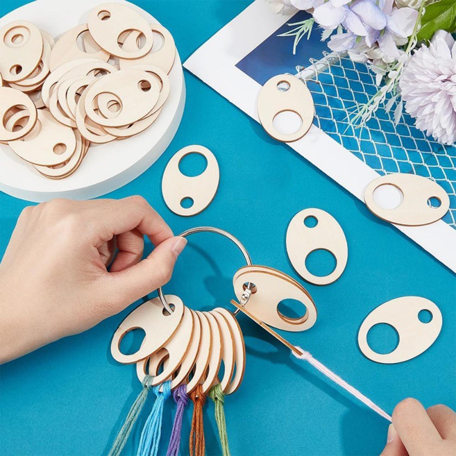 Houten draadhouder, draagbaar  - Embroidery Floss Thread recensie en prijs