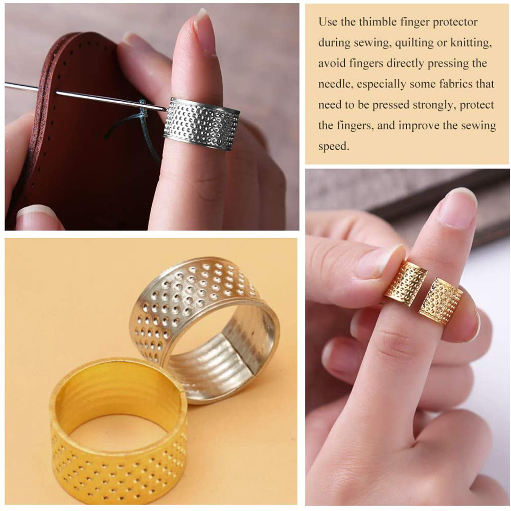Handwerkende Naai Vingerhoed M - Sewing Thimble Metal recensie en prijs