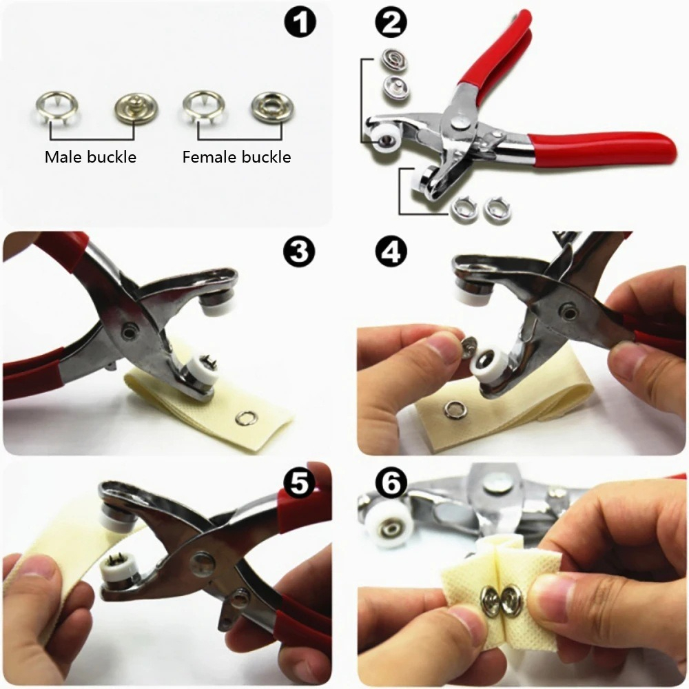 9,5 mm drukknop tangset met me - Snap Button Plier recensie en prijs