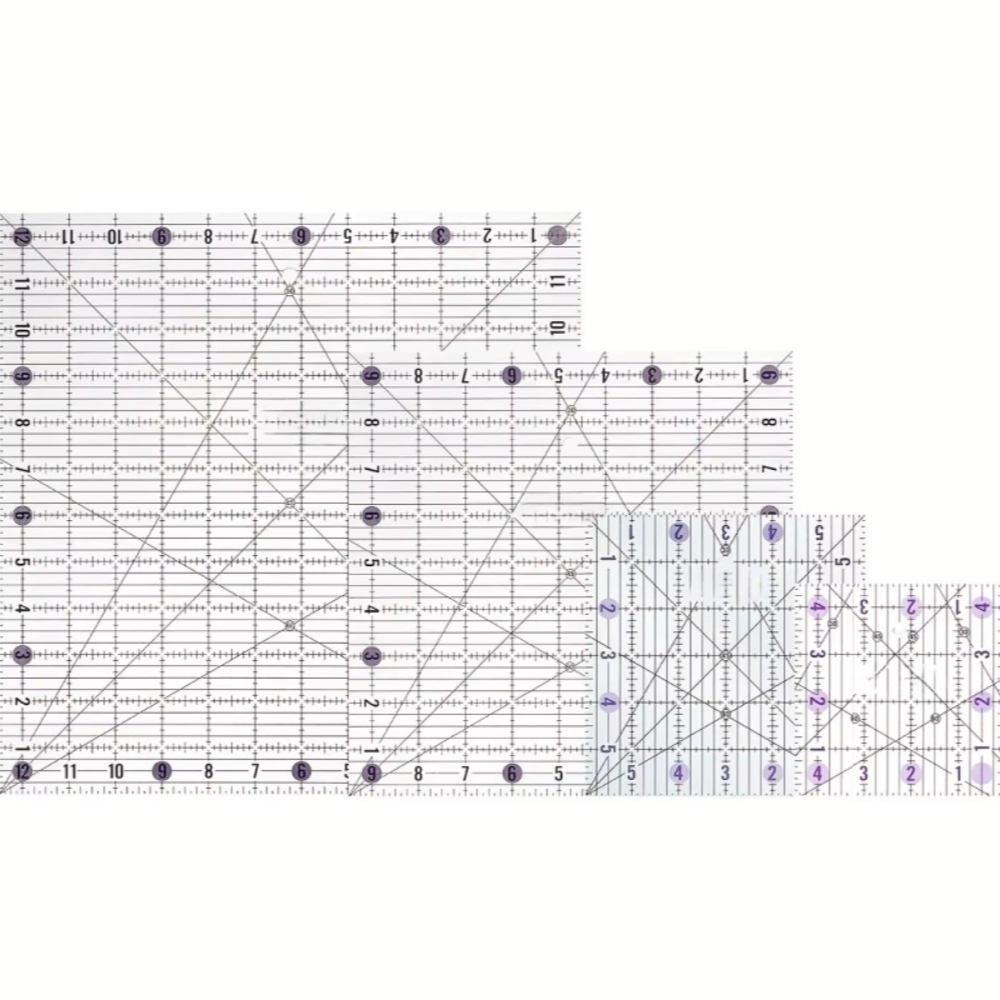 4-delige vierkante acryl quilt - Quilting Ruler Square recensie en prijs