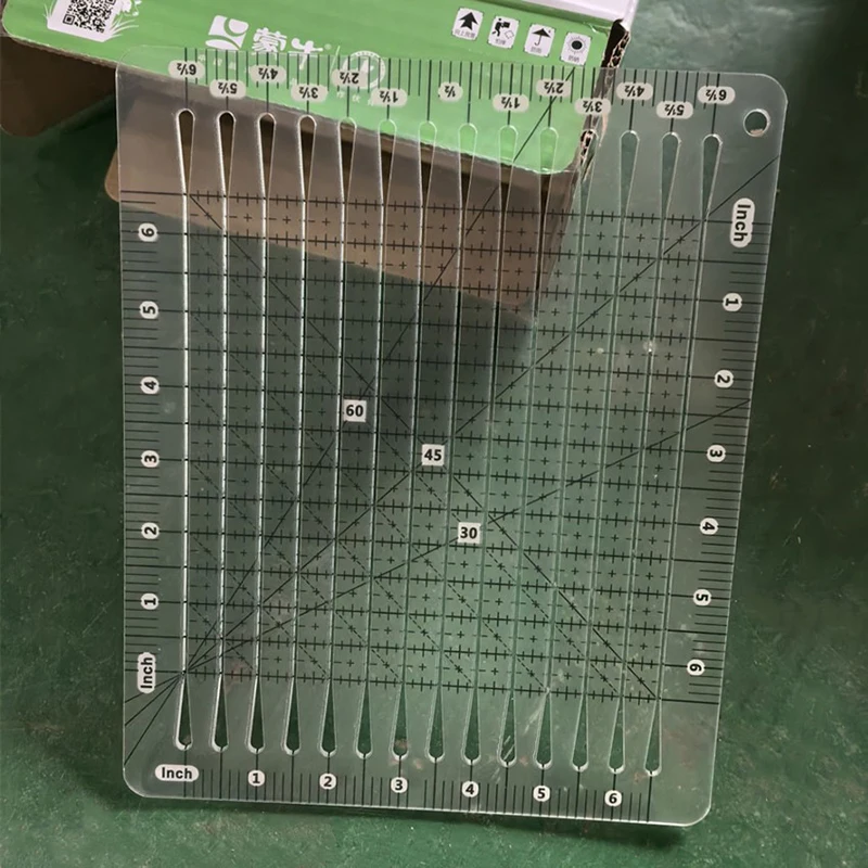 5-in-1 quilt snijliniaal acryl - Quilting Ruler Square recensie en prijs