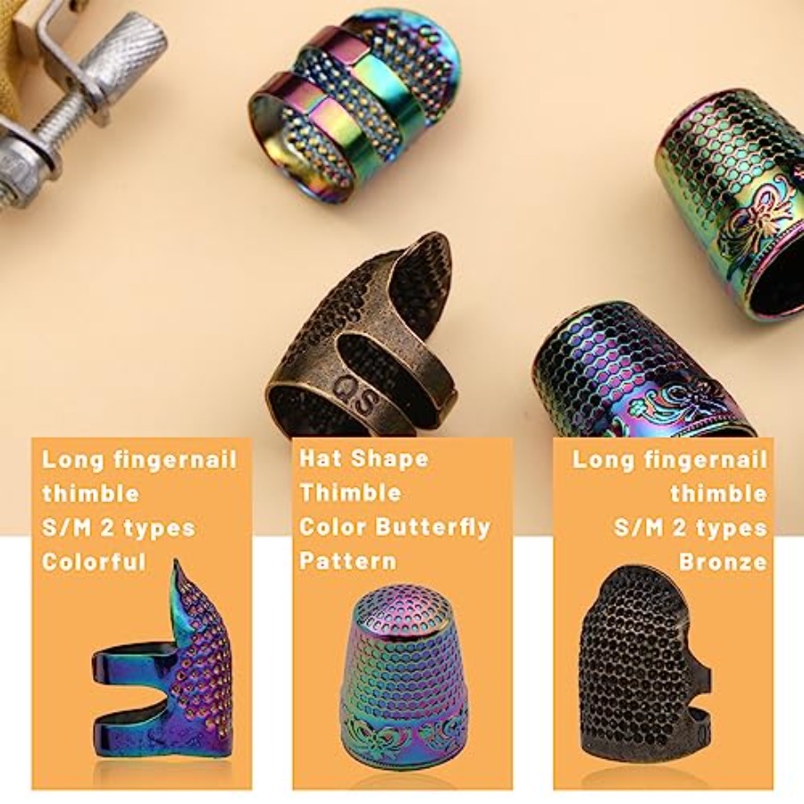 Vingerhoedjes voor handnaaien, - Sewing Thimble Metal recensie en prijs