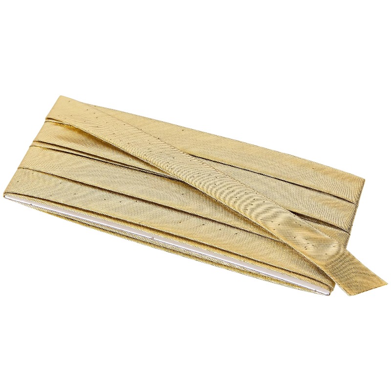 Biasband, goud, 1/2 inch Lame  - Binding Tape Bias recensie en prijs