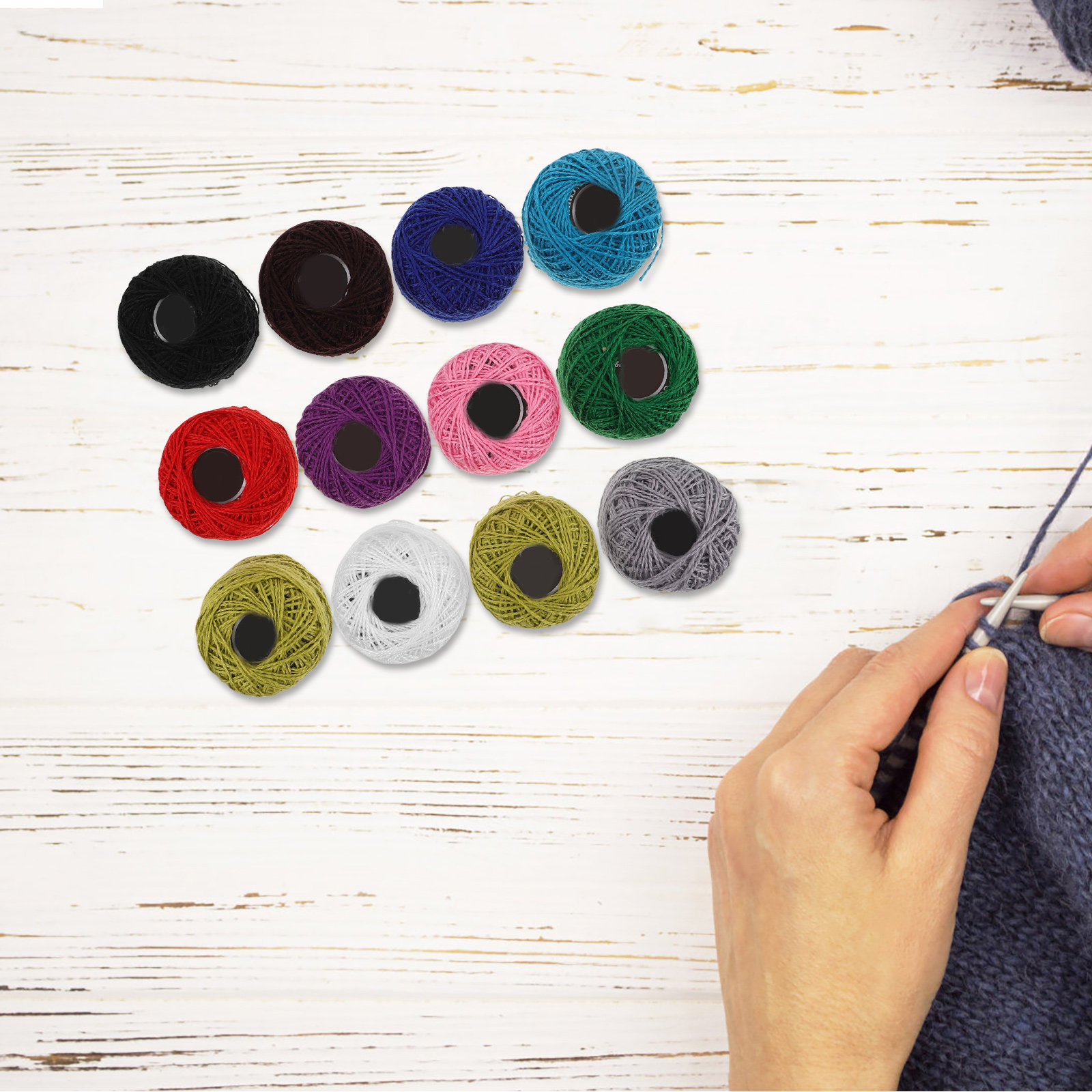 12 stuks katoenen borduurgaren - Sewing Knit recensie en prijs