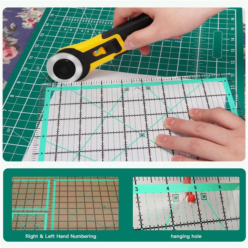 J1UL1N 4 STUKS Vierkante Quilt - Quilting Ruler Square recensie en prijs