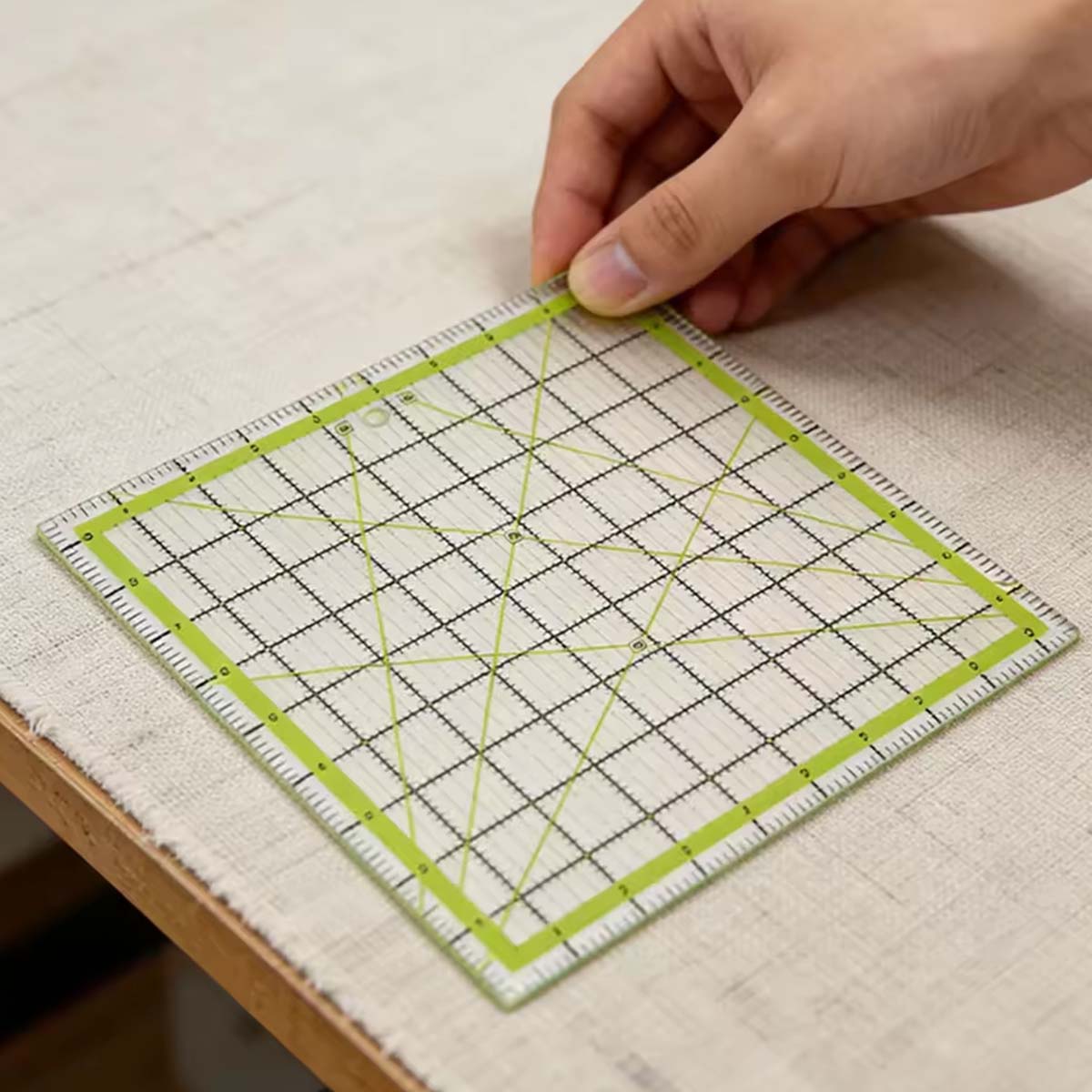 4-delige acryl vierkante quilt - Quilting Ruler Square recensie en prijs