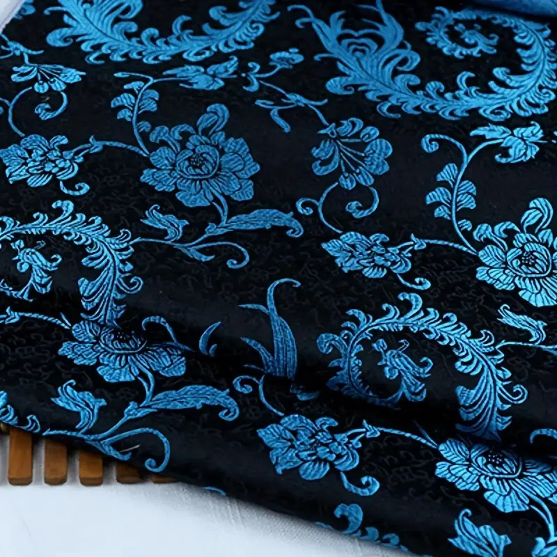 3D Blue Phoenix Tail brokaatst - Sewing Cloth recensie en prijs