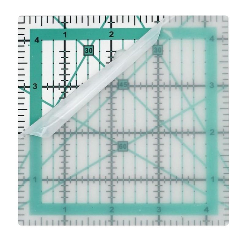 Quiltlinialen, 4 vierkante qui - Quilting Ruler Square recensie en prijs