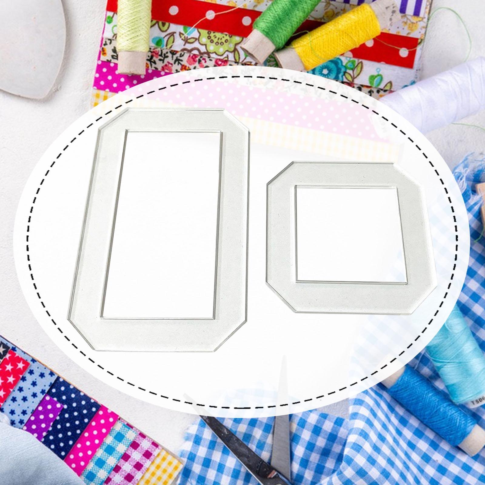 2 stuks quiltsjablonen quiltst - Quilting Ruler Square recensie en prijs