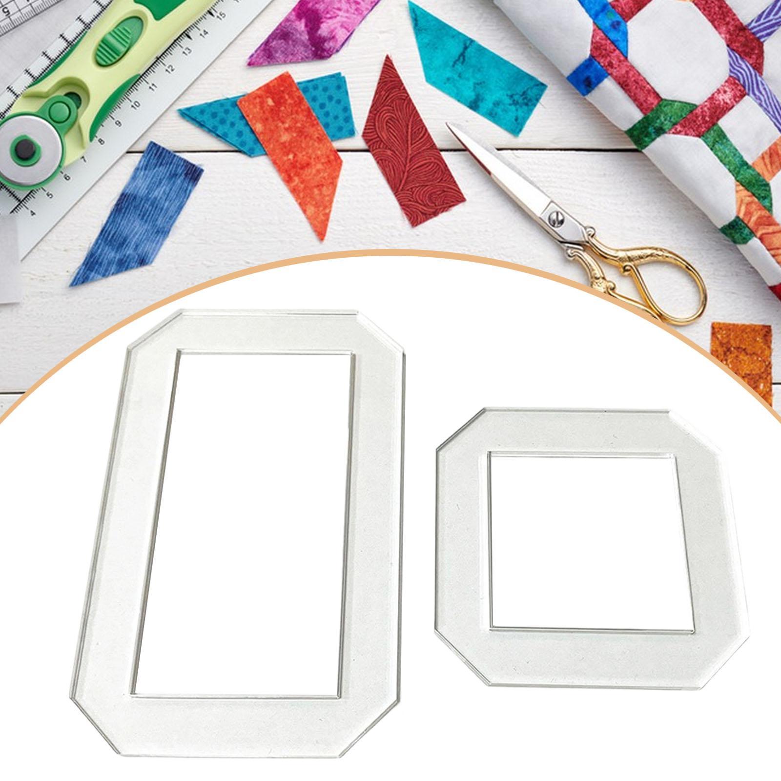 2 stuks quiltsjablonen quiltst - Quilting Ruler Square recensie en prijs